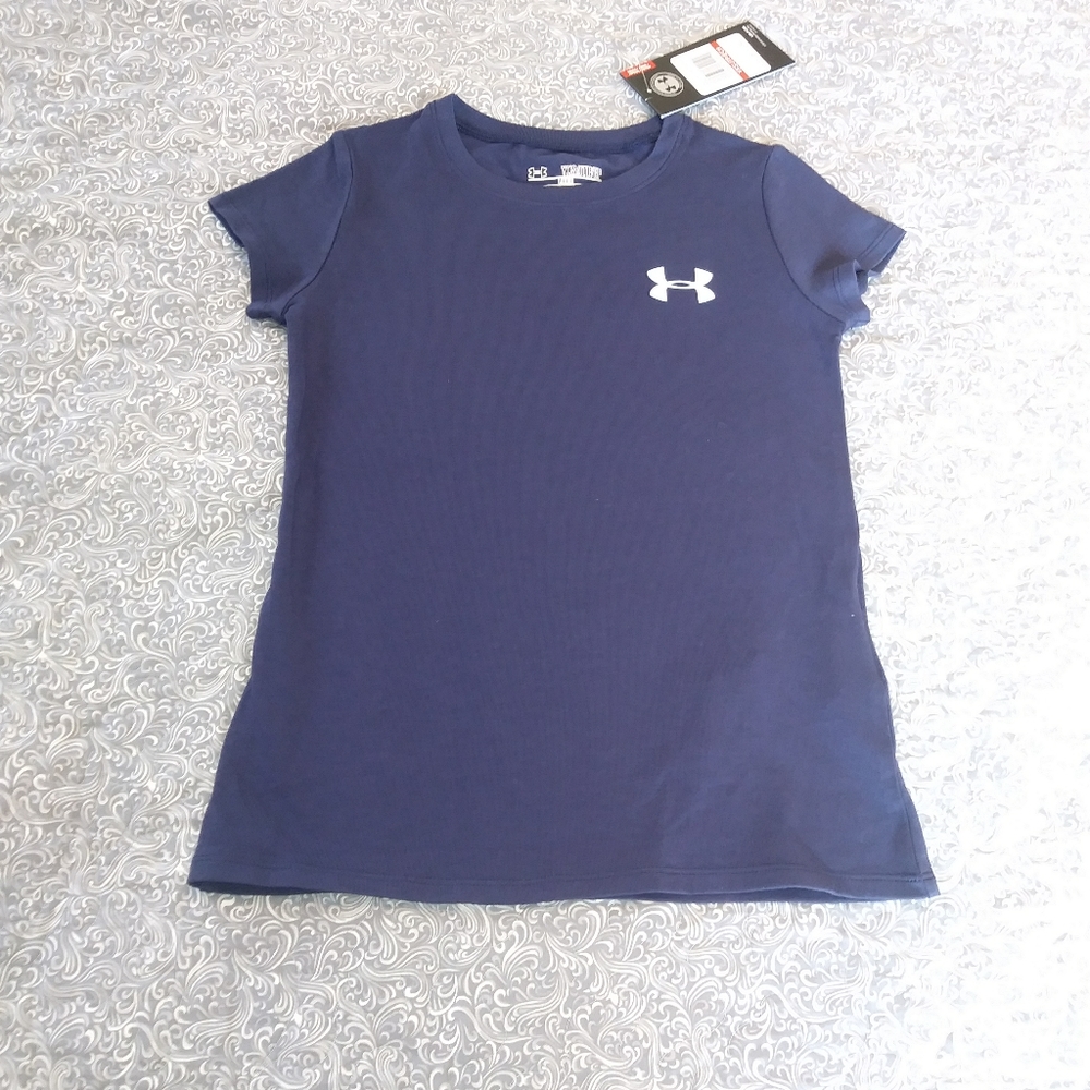 NWT Youth Under Armor Girls T-Shirt XS